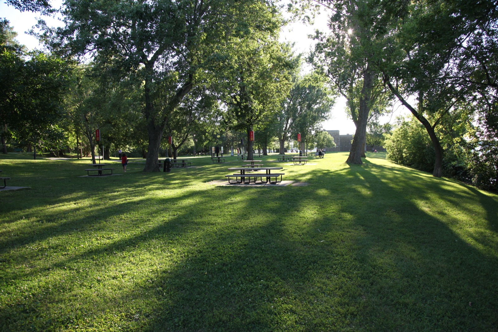 Le parc du fort Chambly, où se tient le festival Bières et Saveurs