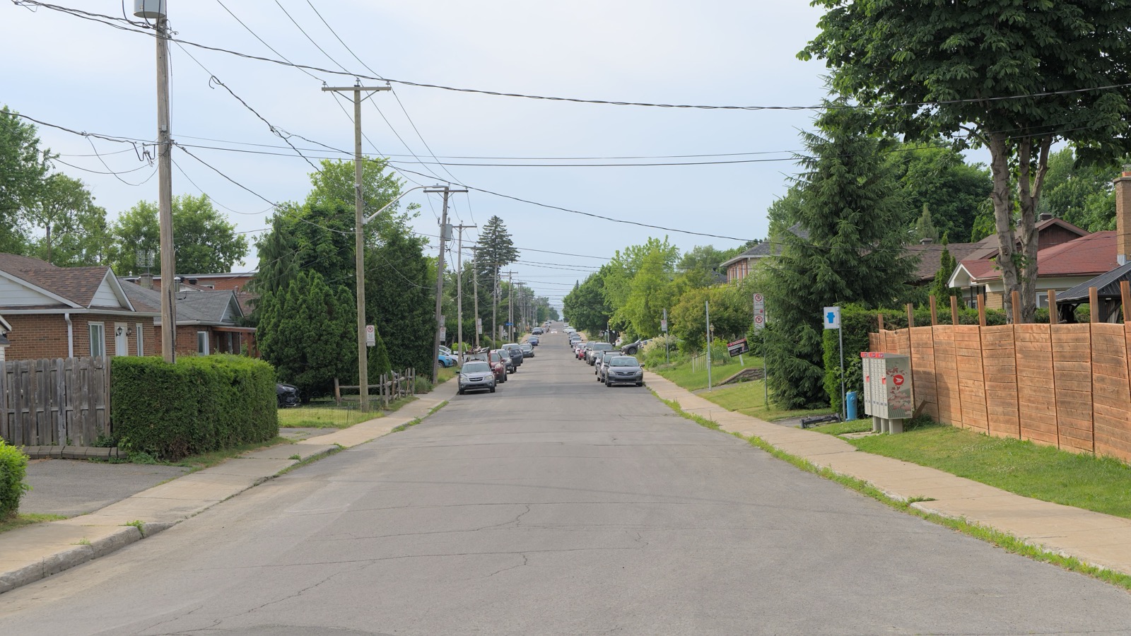 L'avenue Quintal, dans le secteur résidentiel de Laval-des-Rapides
