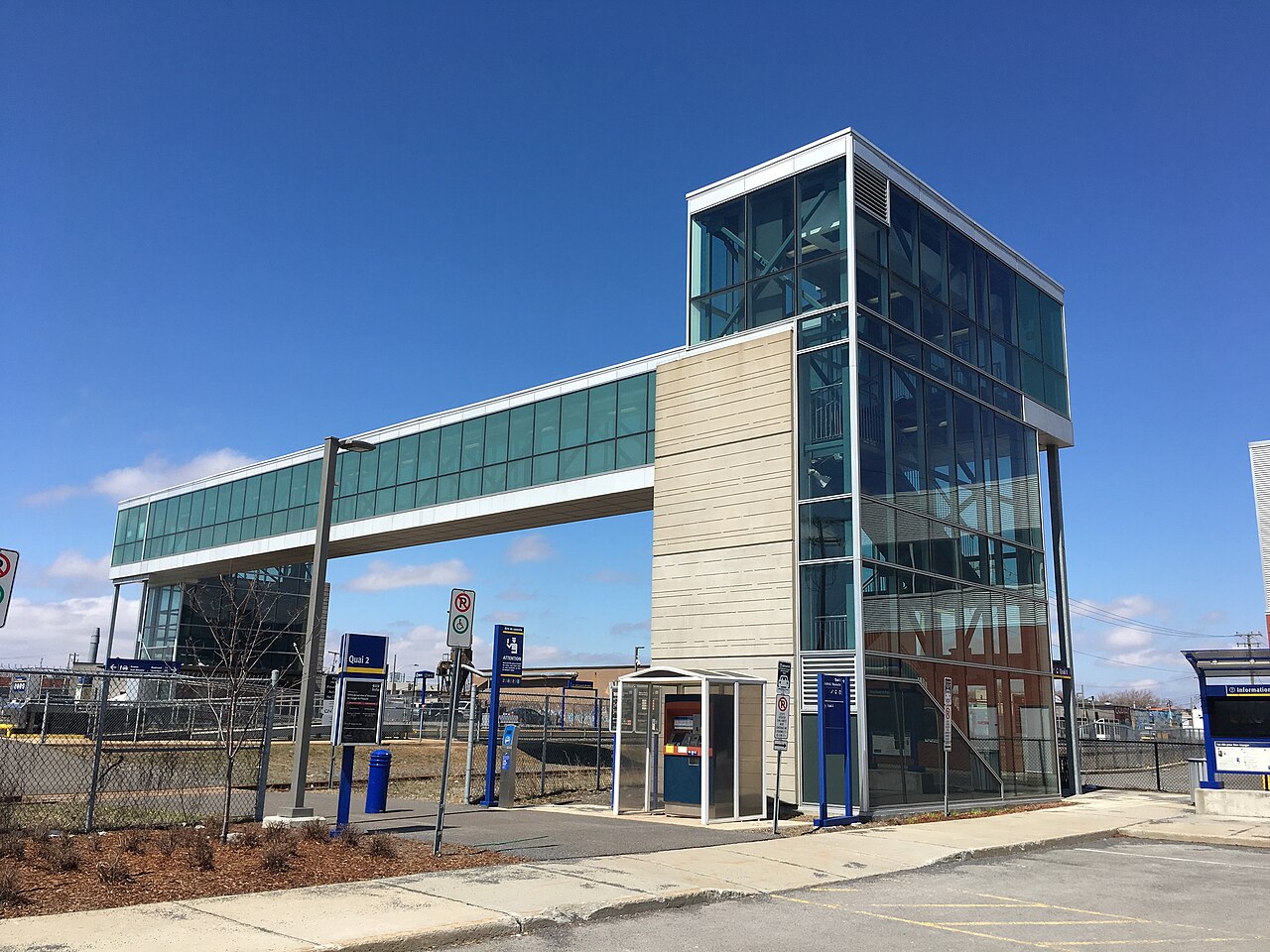 La gare exo Saint-Léonard–Montréal-Nord, sur la ligne Mascouche
